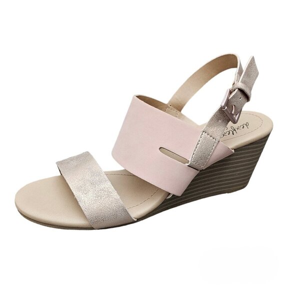 Dexflex Comfort Trance Blush Wedge Slingback Sandal - Picture 5 of 11